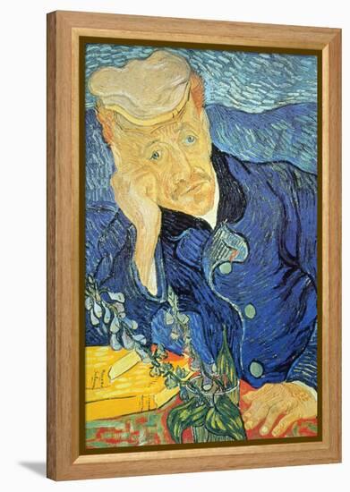 Dr. Paul Gachet-Vincent van Gogh-Framed Stretched Canvas