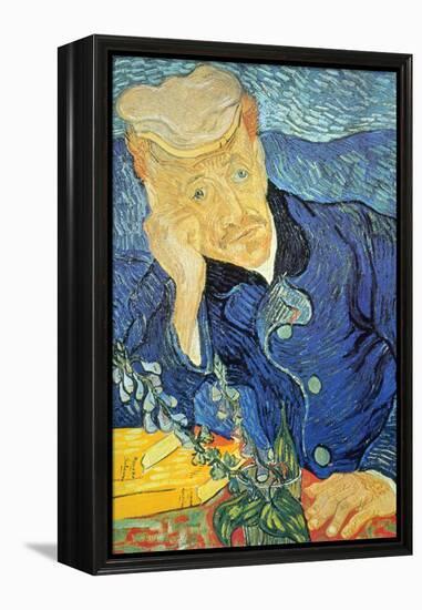 Dr. Paul Gachet-Vincent van Gogh-Framed Stretched Canvas