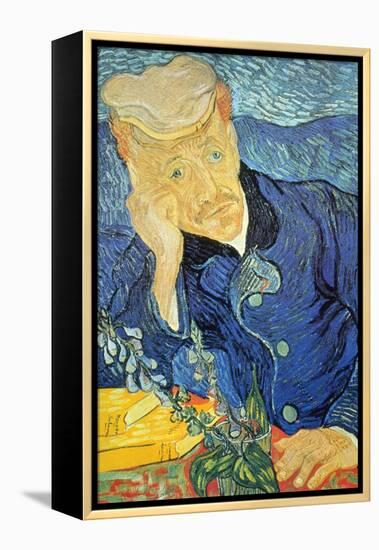 Dr. Paul Gachet-Vincent van Gogh-Framed Stretched Canvas