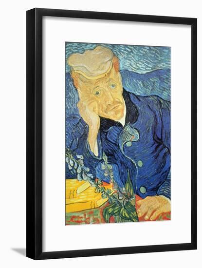 Dr. Paul Gachet-Vincent van Gogh-Framed Art Print