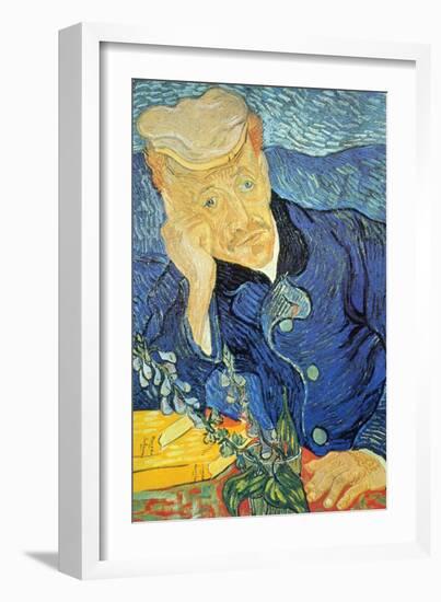 Dr. Paul Gachet-Vincent van Gogh-Framed Art Print