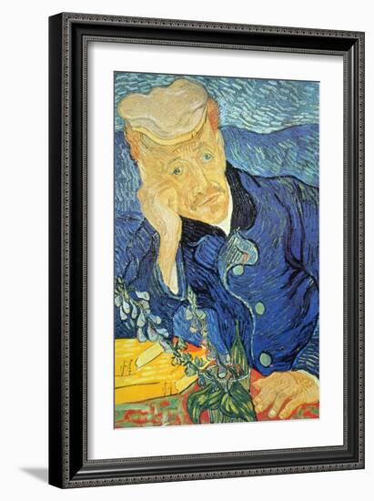 Dr. Paul Gachet-Vincent van Gogh-Framed Art Print