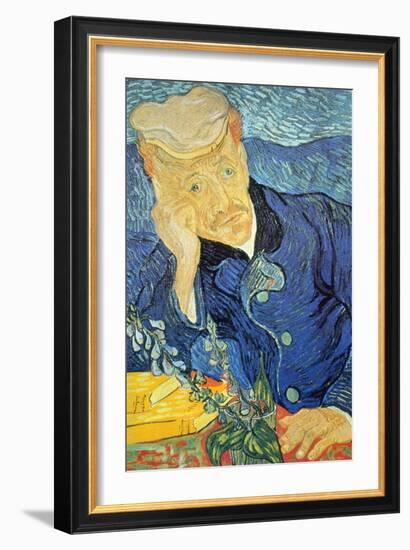 Dr. Paul Gachet-Vincent van Gogh-Framed Art Print