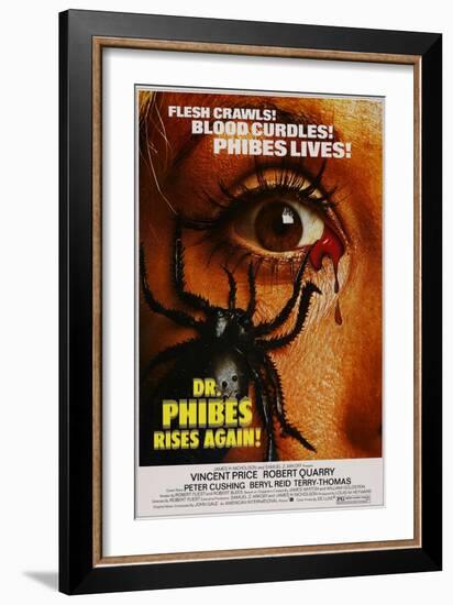 Dr. Phibes Rises Again, (aka Dr. Phibes Rises Again!), 1972-null-Framed Art Print