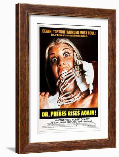 Dr. Phibes Rises Again!-null-Framed Art Print