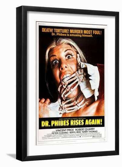 Dr. Phibes Rises Again!-null-Framed Art Print