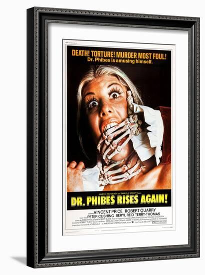 Dr. Phibes Rises Again!-null-Framed Art Print