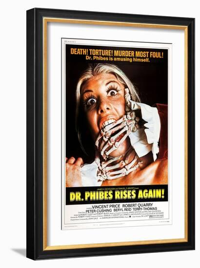 Dr. Phibes Rises Again!-null-Framed Art Print