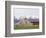 Dr Pierce's Barn, Wellsville Mountains in Distance, Cache Valley, Utah, USA-Scott T^ Smith-Framed Photographic Print