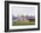 Dr Pierce's Barn, Wellsville Mountains in Distance, Cache Valley, Utah, USA-Scott T^ Smith-Framed Photographic Print