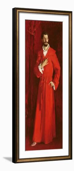 Dr. Pozzi at Home, 1881 (Oil on Canvas)-John Singer Sargent-Framed Giclee Print