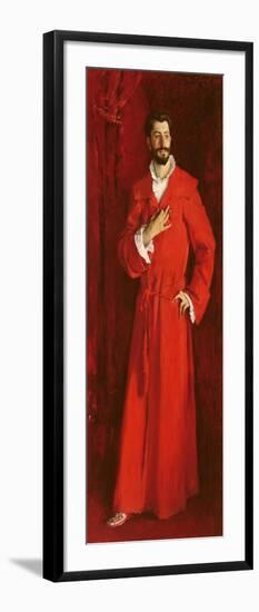 Dr. Pozzi at Home, 1881 (Oil on Canvas)-John Singer Sargent-Framed Giclee Print