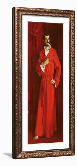 Dr. Pozzi at Home, 1881 (Oil on Canvas)-John Singer Sargent-Framed Giclee Print