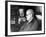 Dr. Sigmund Freud, Father of Psychoanalysis, Sitting with Man Who Is Taking Notes-null-Framed Premium Photographic Print