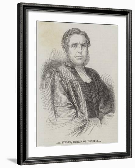 Dr Staley, Bishop of Honolulu-null-Framed Giclee Print