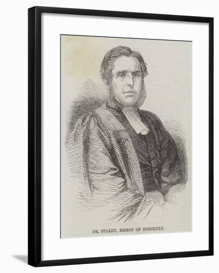 Dr Staley, Bishop of Honolulu-null-Framed Giclee Print