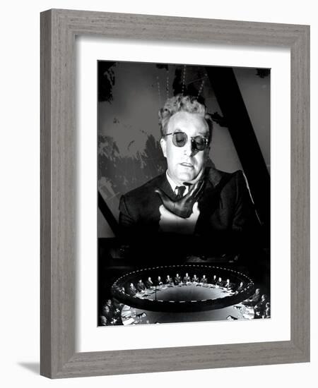 Dr. Strangelove, (aka Dr. Strangelove or: How I Learned To Stop Worrying And Love The Bomb), 1964-null-Framed Photo