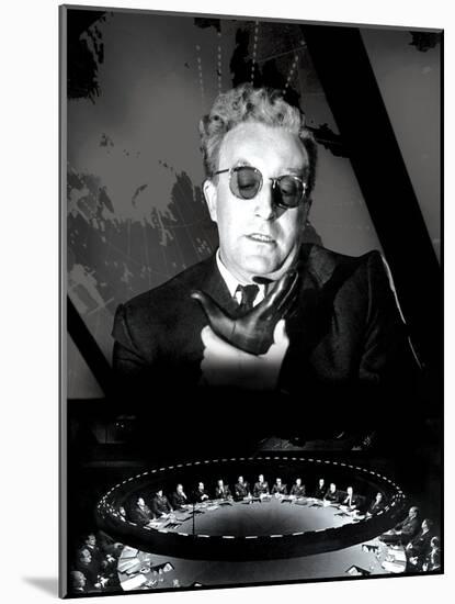 Dr. Strangelove, (aka Dr. Strangelove or: How I Learned To Stop Worrying And Love The Bomb), 1964-null-Mounted Photo