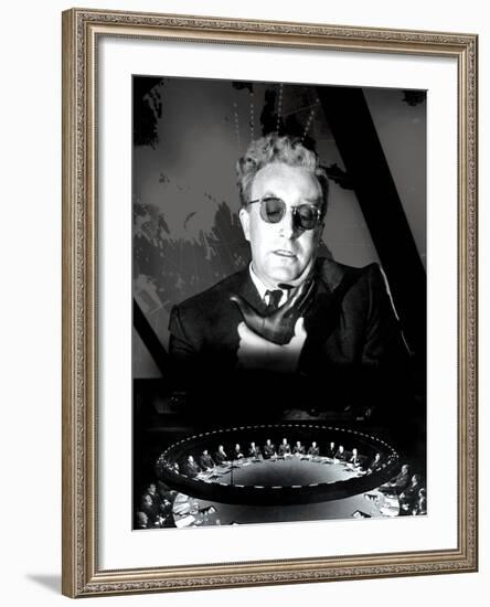 Dr. Strangelove, (aka Dr. Strangelove or: How I Learned To Stop Worrying And Love The Bomb), 1964-null-Framed Photo