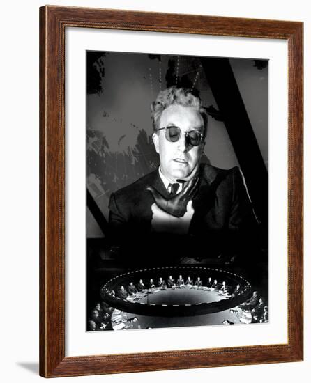 Dr. Strangelove, (aka Dr. Strangelove or: How I Learned To Stop Worrying And Love The Bomb), 1964-null-Framed Photo