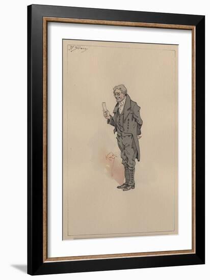 Dr Strong, C.1920s-Joseph Clayton Clarke-Framed Giclee Print