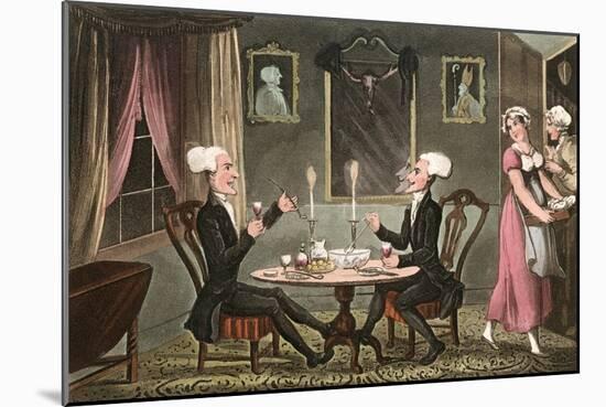 Dr Syntax and His Counterpart-Thomas Rowlandson-Mounted Art Print