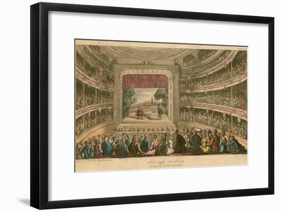 Dr Syntax at Covent Garden Theatre, London-Thomas Rowlandson-Framed Giclee Print