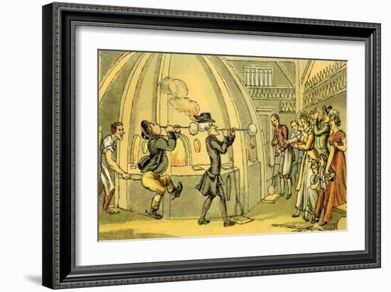 'Dr Syntax in the glass-house'-Thomas Rowlandson-Framed Giclee Print