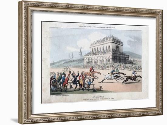 Dr Syntax Loses His Money at the Race Ground at York, 1813-Thomas Rowlandson-Framed Giclee Print