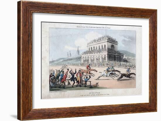 Dr Syntax Loses His Money at the Race Ground at York, 1813-Thomas Rowlandson-Framed Giclee Print