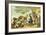 'Dr Syntax sketching after nature'-Thomas Rowlandson-Framed Giclee Print