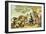 'Dr Syntax sketching after nature'-Thomas Rowlandson-Framed Giclee Print