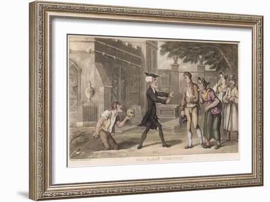 Dr Syntax, the Banns Forbidden-Thomas Rowlandson-Framed Premium Giclee Print