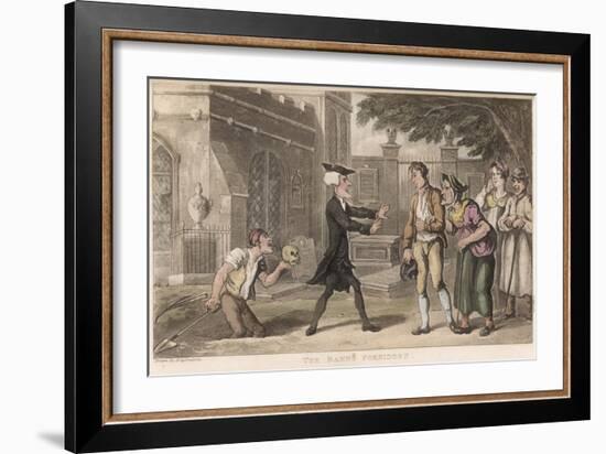 Dr Syntax, the Banns Forbidden-Thomas Rowlandson-Framed Premium Giclee Print