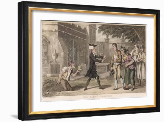 Dr Syntax, the Banns Forbidden-Thomas Rowlandson-Framed Premium Giclee Print