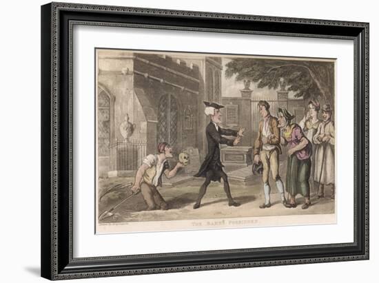 Dr Syntax, the Banns Forbidden-Thomas Rowlandson-Framed Art Print