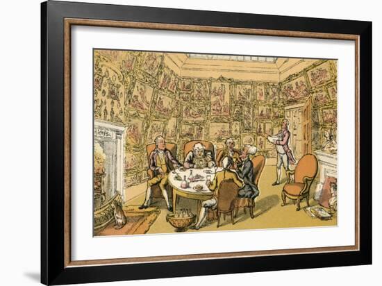 Dr Syntax with My Lord-Thomas Rowlandson-Framed Art Print