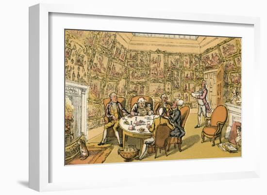 Dr Syntax with My Lord-Thomas Rowlandson-Framed Art Print