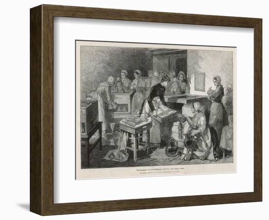 Dr Tarnier's Incubators in Use at la Maternite Hospital, Port Royal, Paris-null-Framed Art Print