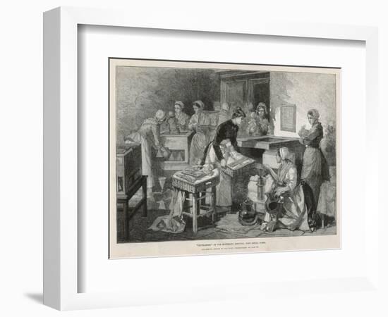 Dr Tarnier's Incubators in Use at la Maternite Hospital, Port Royal, Paris-null-Framed Art Print