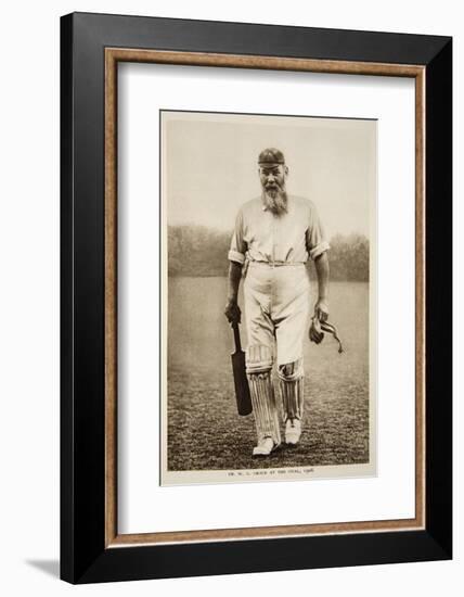 Dr. W.G. Grace at the Oval, 1906-null-Framed Photographic Print