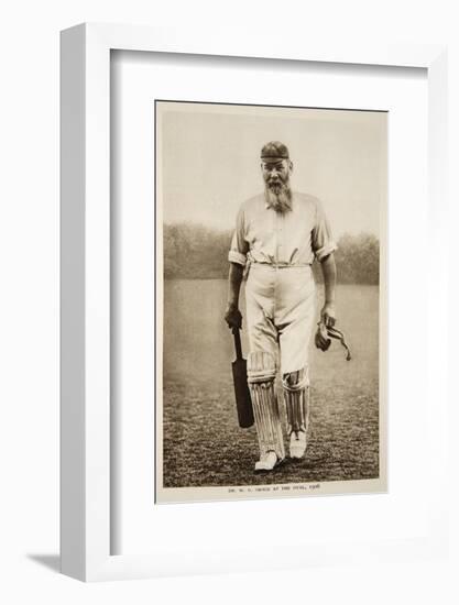 Dr. W.G. Grace at the Oval, 1906-null-Framed Photographic Print