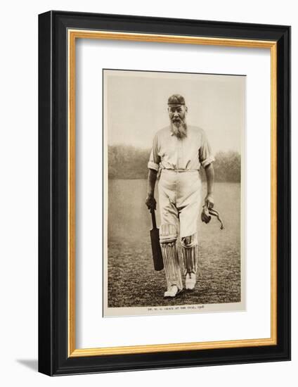 Dr. W.G. Grace at the Oval, 1906-null-Framed Photographic Print