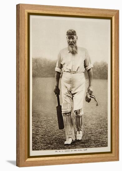 Dr. W.G. Grace at the Oval, 1906-null-Framed Premier Image Canvas