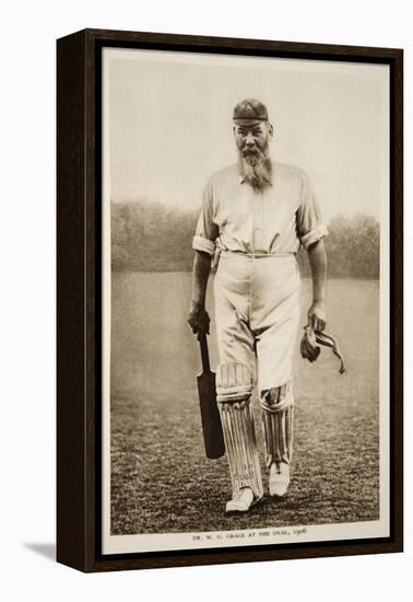 Dr. W.G. Grace at the Oval, 1906-null-Framed Premier Image Canvas