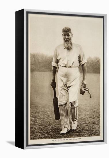 Dr. W.G. Grace at the Oval, 1906-null-Framed Premier Image Canvas