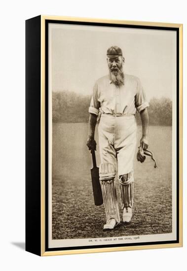 Dr. W.G. Grace at the Oval, 1906-null-Framed Premier Image Canvas