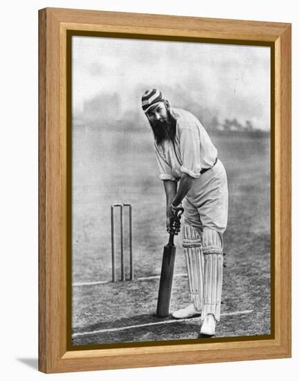 Dr. W.G. Grace at the Wicket, 1898-null-Framed Premier Image Canvas