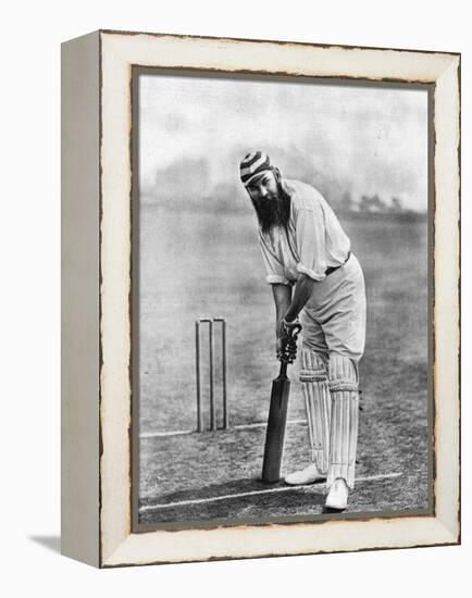 Dr. W.G. Grace at the Wicket, 1898-null-Framed Premier Image Canvas