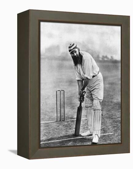 Dr. W.G. Grace at the Wicket, 1898-null-Framed Premier Image Canvas